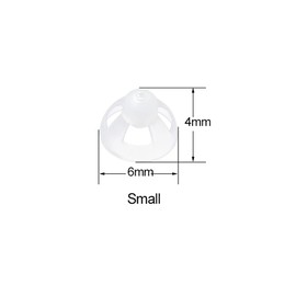 SagaSave 1/2 pieces ear pieces / shields for hearing aids, S/M/L open domes, 3 sizes to choose from