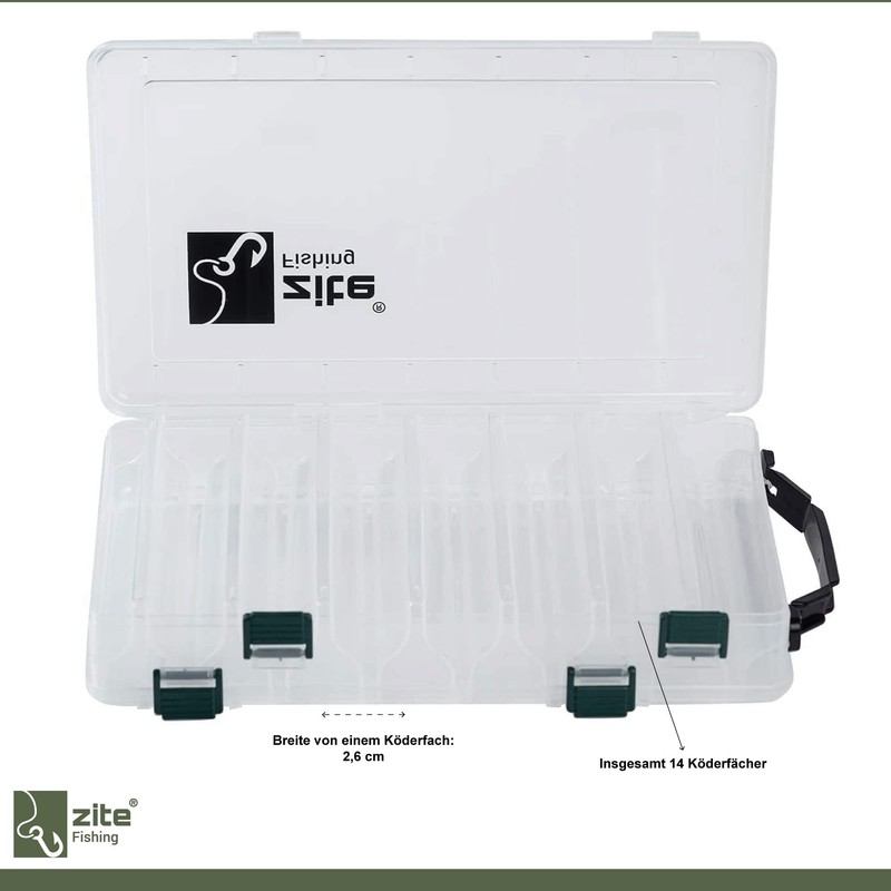 Zite Fishing Bait Box 27 x 18 x 4.5 cm