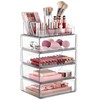 Vtopmart Vtopmart 5 Tier Clear Makeup Organizer with Drawer, Cosmetic