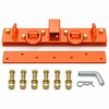 Heavy-Duty Tractor Bucket Hook Plate with 2-Inch Receiver, G70 Grab