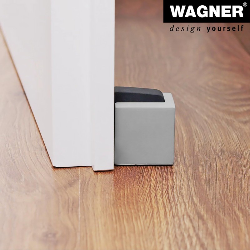 WAGNER Floor Door Stopper Concrete Cube Medium 40 x 45