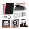 Zerodeko Cat Suit Mask Animal Mask Felt Art Craft Unique