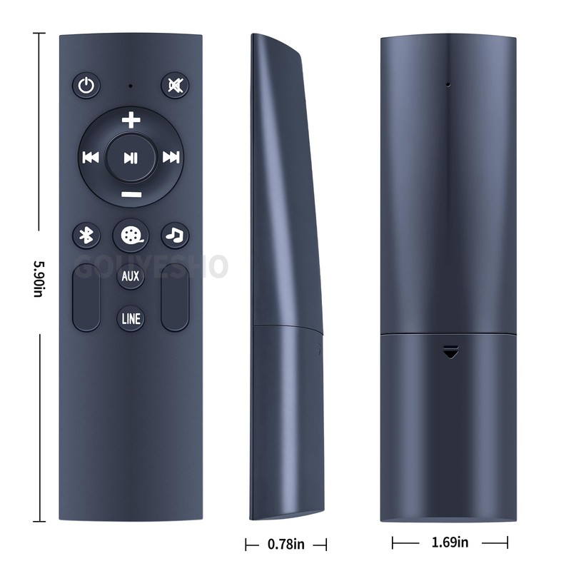 New RC12D Replacement Remote Control for Edifier D12 Integrated Stereo