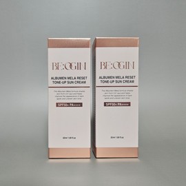 Biogene Albumin Tone Up Sun Cream Jeon Inhwa Raw Face Sun Cream 50ml 2 pieces 50ml 2 pieces / 비오진 알부민 톤업 선크림 전인화 생얼 썬크림 50ml 2개 50ml 2개