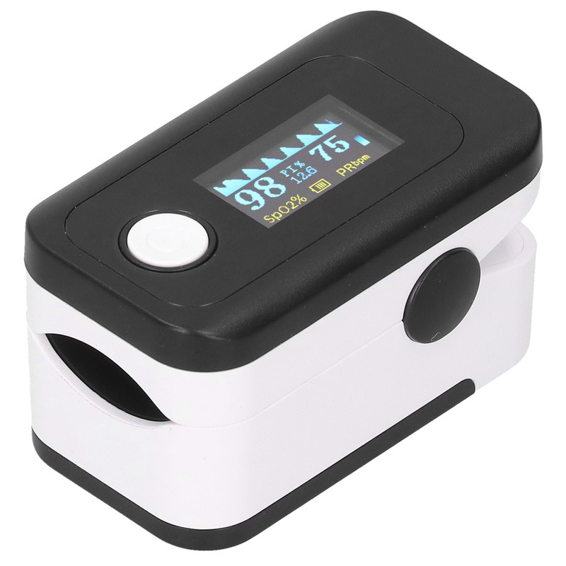 Fingertip Pulse Oximeter LED Screen Blood Oxygen Saturation Monitor with