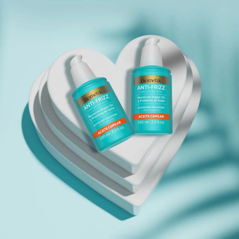 Biometik Kit Antifrizz 3 En 1 Shampoo+acondicionador+aceite