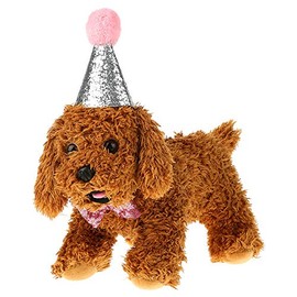Lindos Gorros de Cumpleaños para Perros y Gatos, Sombrero para Disfraz de Fiesta con Lazo, Gorro para Disfraz con Lazo, Se Adapta Tanto a Perros como a Gatos