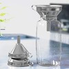 Stainless Steel Funnel Set Kitchen Strainer Funnel Filter Set Wide