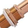 Brass Bathroom Sink, Unslotted Pop Up Drain Plug Without Overflow,