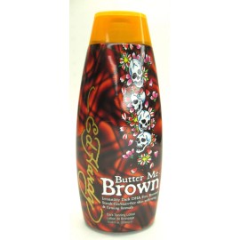 Ed Hardy Butter Me Brown Dark Tanning Lotion 10 oz DHA-Free Bronzer Streak-Free