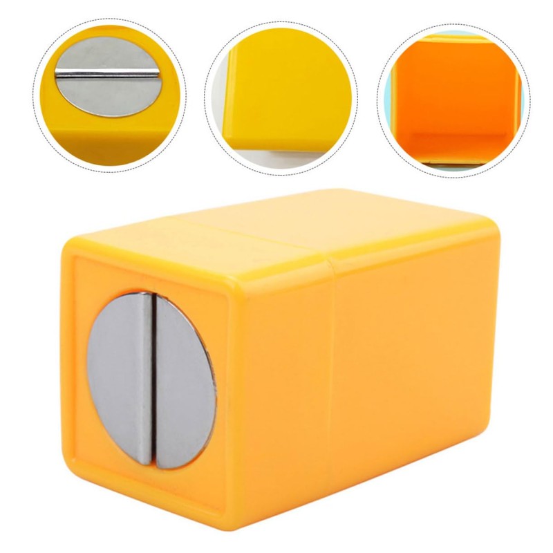 Operitacx 2 Sätze Klinge Aufbewahrungsbox Abs Gelb 3 Stücke *