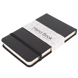 Cuaderno de Bocetos Acuarela, 24 Hojas, Bolsillo Interior, Cubierta Cuero PU, Cinta Elástica, para Acuarela, Gouache, Acrílicos, Lápices, Medios Húmedos y Secos