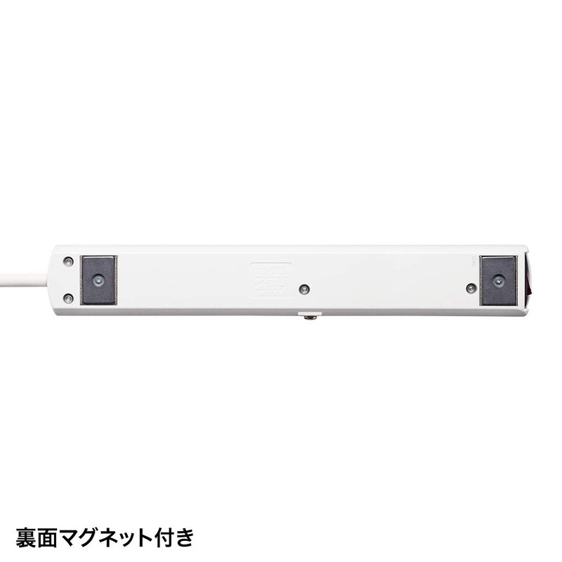 Sanwa Supply TAP-SP36MG-3 Lightning Guard Tap, 3P, 6 Counts, 9.8