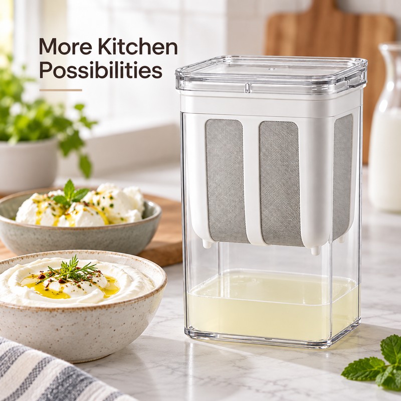 Greek Yogurt Maker Strainer for Homemade Yogurt – Stainless Steel
