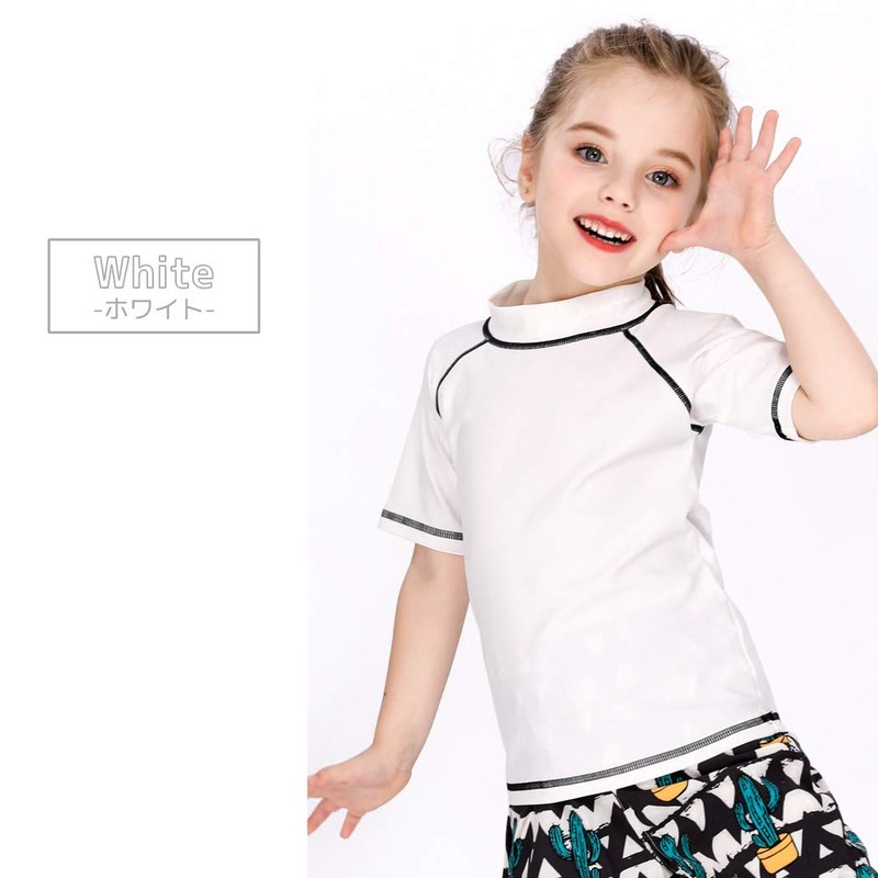 Teddy Kids392 Rash Guard, Kids, Boys, Girls, Short Sleeve, Amphibious,