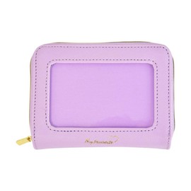 Pseg act0006 Bi-Fold Wallet, Compact Coin Purse, Coin Purse, Goods, Otakatsu Activity, Bifold Wallet with Clear Window, lavender