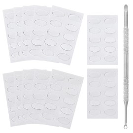 Oruola Metal Cuticle Pusher,Dual Ended Nail Scraper Tool,Stainless Steel Cuticle Pusher with 100/180 Grit Sandpaper Sheets for Manicure Pedicure Nail Art