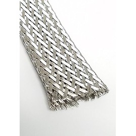 5/8" Stainless Steel Braided Sleeving (304SS) - Length: 5 Feet 5/8"