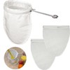 Ultra Fine Mesh Strainer with Stainless Steel Handle, Reusable Food
