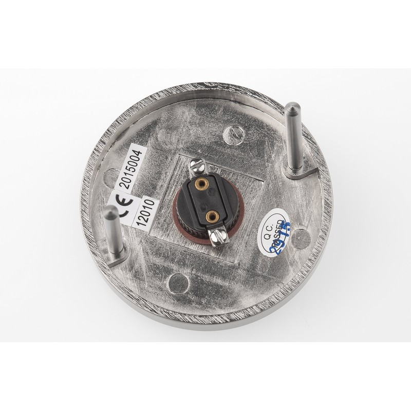 HUBER Surface-Mounted Bell Push Single Round Made of Real Metal