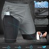 RDX Men’s Running Shorts, 2 in 1 Athletic Breathable Quick