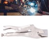 Carbon Steel Locking Pliers, Adjustable Locking Pliers with Flat Mouth,