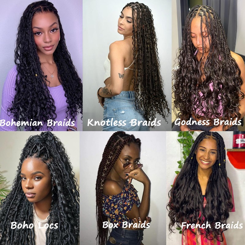 XGY Hair Copper Braiding Hair for Boho Braids 80g 16