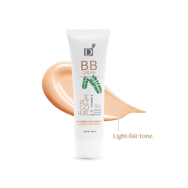 BB Cream Unisex con FPS 50 | Con Tepezcohuite, Vitamina