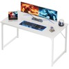 PRAISUN 48 X 24 Inch Computer Desk with Deeper Desktop,
