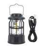 Rechargeable LED Camping Lantern Retro Portable Camping Lantern Survival Light
