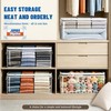 2 Pack 20 Gallon Clear Storage Bags for Clothes with
