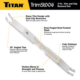 Titan 11586 Trim Stixx 2-Piece Trim and Clip Removal Set