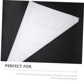 100pcs Grout Bag Heavy Duty Masonry Piping Bag Tear Resistant Cement Sealer Bag Tile Installation