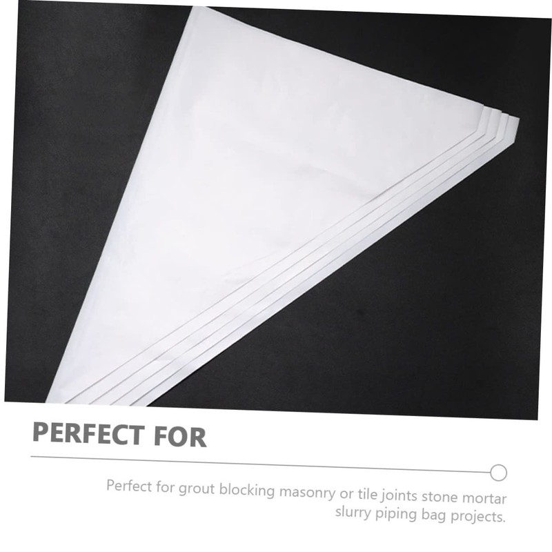 100pcs Grout Bag Heavy Duty Masonry Piping Bag Tear Resistant