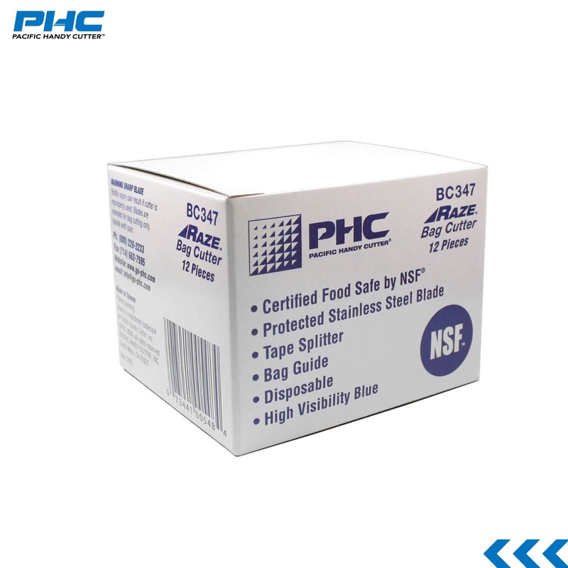 Pacific Handy Cutter BC347 Bag Cutter, Box of 12, Easily
