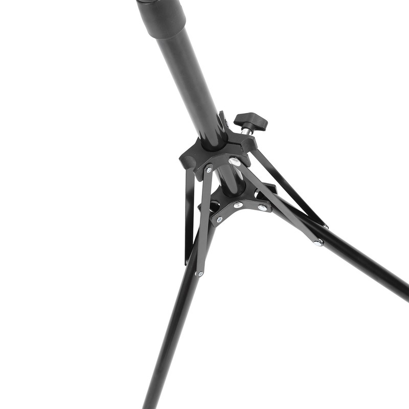 Wig Head Stand Tripod Aluminum Alloy Adjustable Height Portable Mannequin