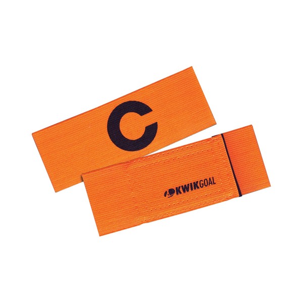 Kwik Goal Captain "C" Arm Band, Orange
