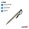 Wechsel Tent Pegs V-Peg Ribbon Pegs Soft Medium Hard Ground