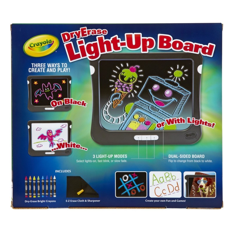 Crayola Dry Erase Light Up Board Drawing Set Age 5+
