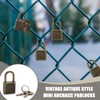 Litoexpe 10 Pieces Mini Diary Lock, Retro Bronze Metal Lock
