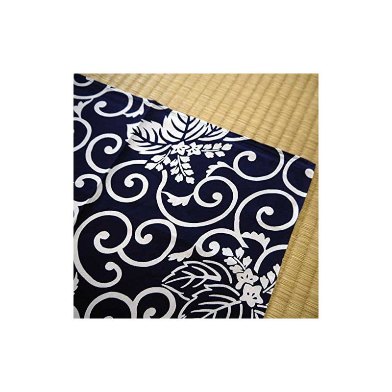 Paulownia Arabesque Furoshiki, Special Selection Main Dye, Navy Blue, Broad