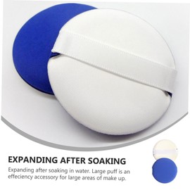 Baluue 20pcs Non-latex Makeup Sponges Wet Dry Facial Powder Puff Soft Blending Sponge for Foundation and Setting Powder Gentle and Expandable for All Skin Types