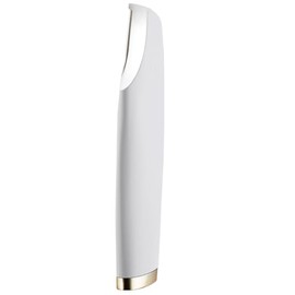 Dermaplane Razor for Women Face|Sonic Facial Hair Remover with LED Light for Smooth & Silky Skin, Safe Peach Fuzz & Exfoliation, Eyebrow & Face Hair Remover Grooming,8 Replacement Blades,Ivory White