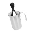 Coffee Frother Double Layer Versatile Manual Stainless Steel Milk Foamer