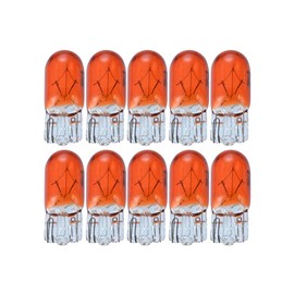 HOALTE WY5W Indicator Light W2.1 x 9.5d 12V 5W Amber Orange Lamps Pack of 10