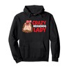 Crazy Hedgehog Lady Funny Hedgehog Pullover Hoodie