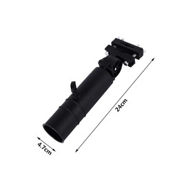 Amindz Golf Trolley Umbrella Holder, Plastic Golf Umbrella Holder, Universal Golf Umbrella Holder, Umbrella Stand for Golf Trolley, Bicycle, Pram, Fishing, Beach Chair (Black)