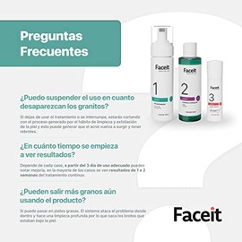 FACEIT Rutina para Combatir Acné de 3 Pasos: Limpia, Unifica y Repara tu Cara | Peróxido de Benzoílo 5% y Ácido Glicólico | Skincare | Acné Leve a Mod