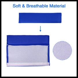 Hihaha 4pcs Universal Blue Safety Seat Belt Pads Cover for Car Truck SUV Durable Material