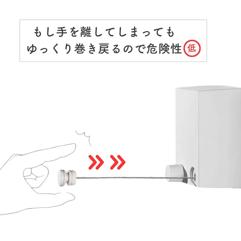 Indoor Laundry Drying Wire, Load Capacity: 44.1 lbs (20 kg),